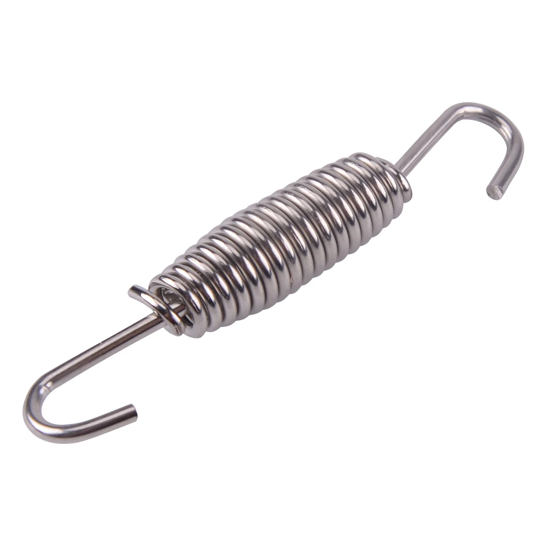 500pcs 68mm Stainless Steel Silver Motorcycle ATV Muffler Exhaust Pipe Tube Swivel Spring