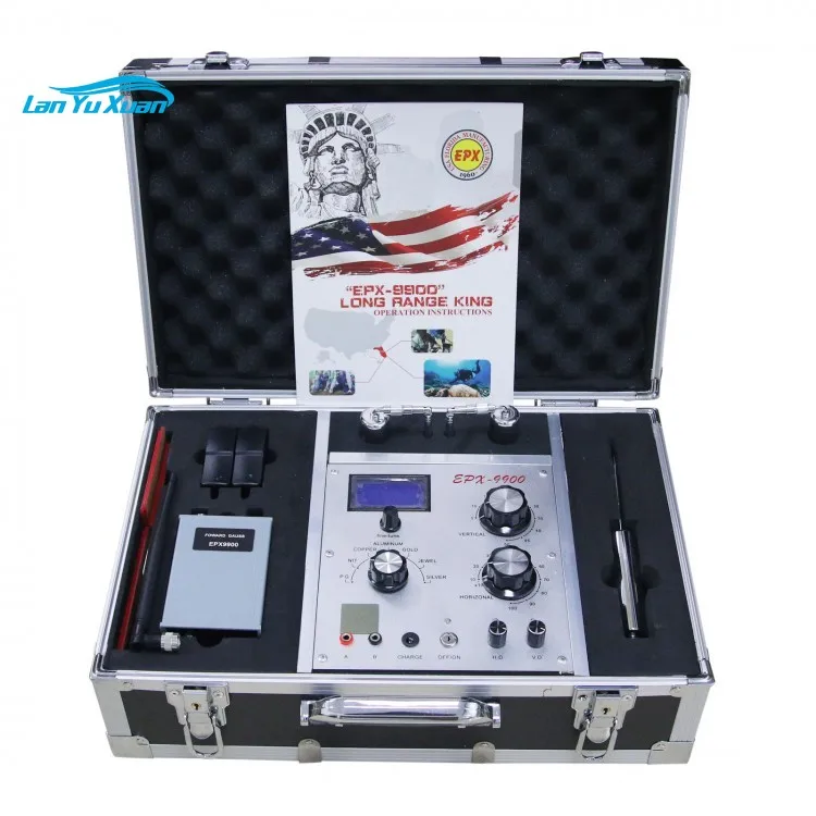 

EPX 9900 50 Meters Depth Long Distance Gold Silver Copper Tin Jewel Aluminum Metal Detector Machine