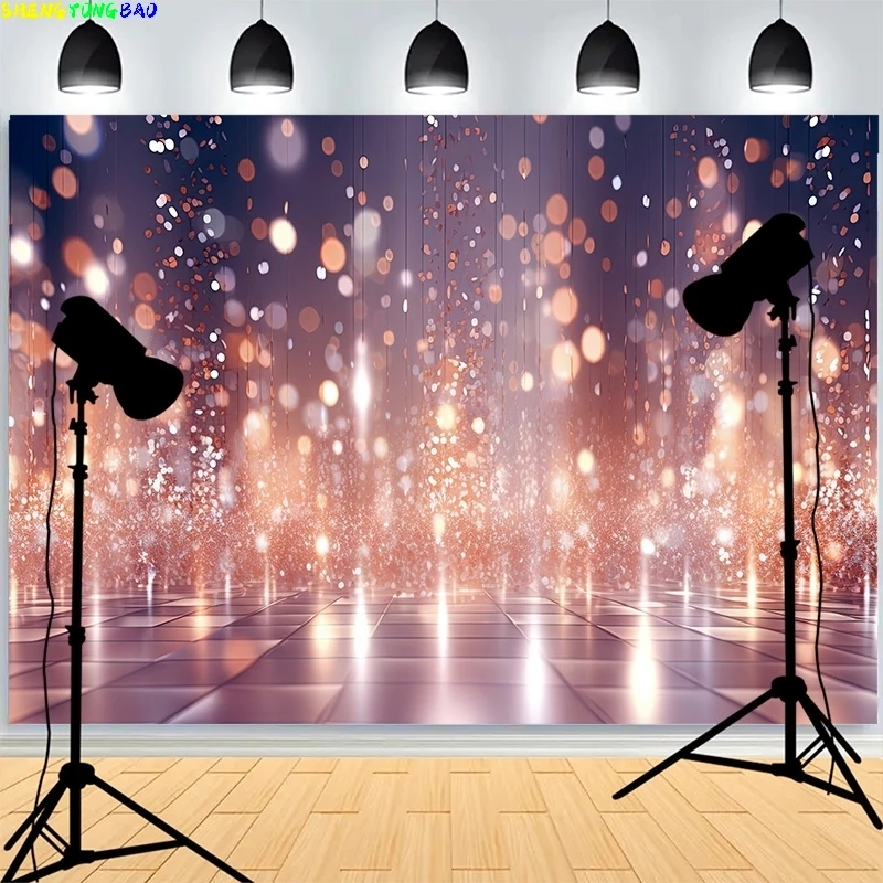Christmas Day Background Fireplace Living Room Decoration Snowflakes Pine Tree Family Party New Year Photography Backdrops XH-02