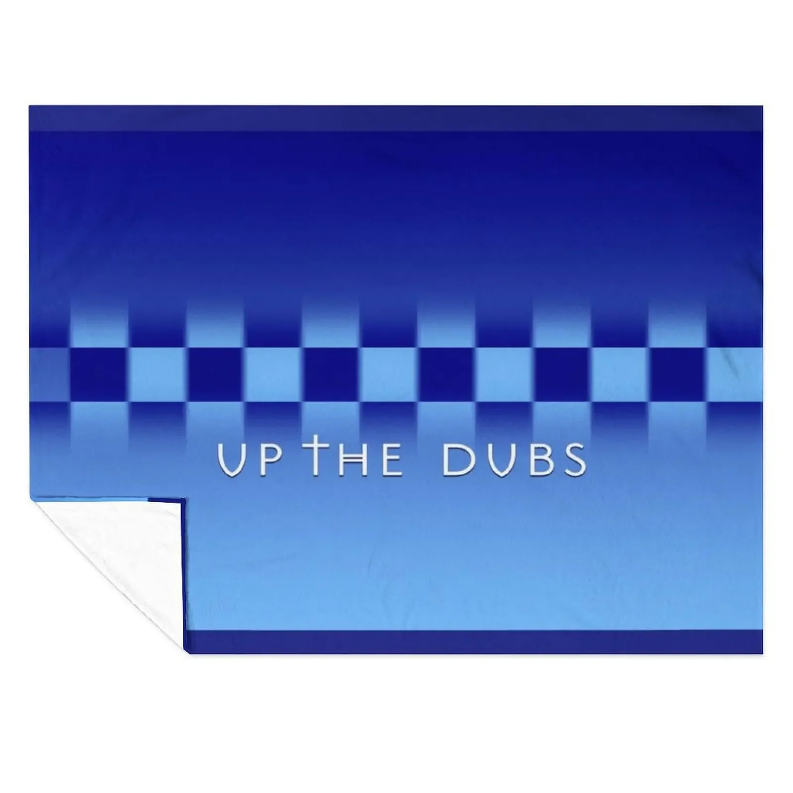 

Up The Dubs! Throw Blanket Cute Soft Plaid Flannel Soft Beds Blankets