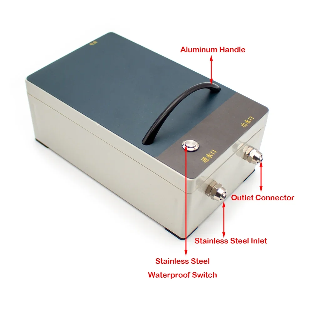 مضخة حقنة اللحوم المالحة الكهربائية ارتفاع ضغط لحم الخنزير المقدد مضخة بندقية حاقن كهربائي معالج اللحوم مع إبرة الفولاذ المقاوم للصدأ 316