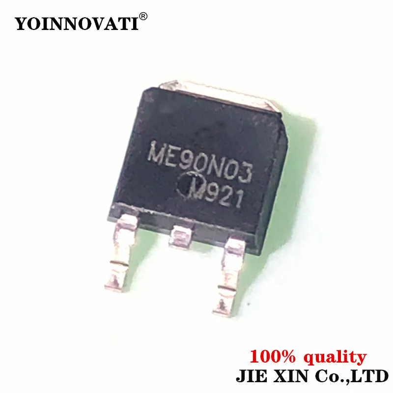 10pcs/lot ME90N03-G ME90N03 TO-252 90N03 N-Channel 30-V (D-S) MOSFET 100% new imported original 100% quality