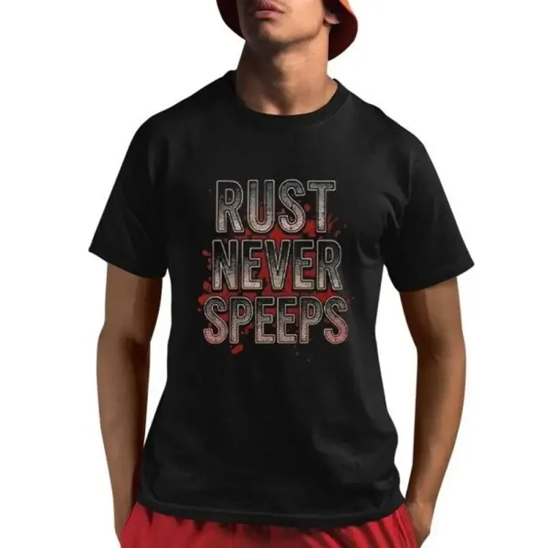 Rust Never Speeps T Shirt