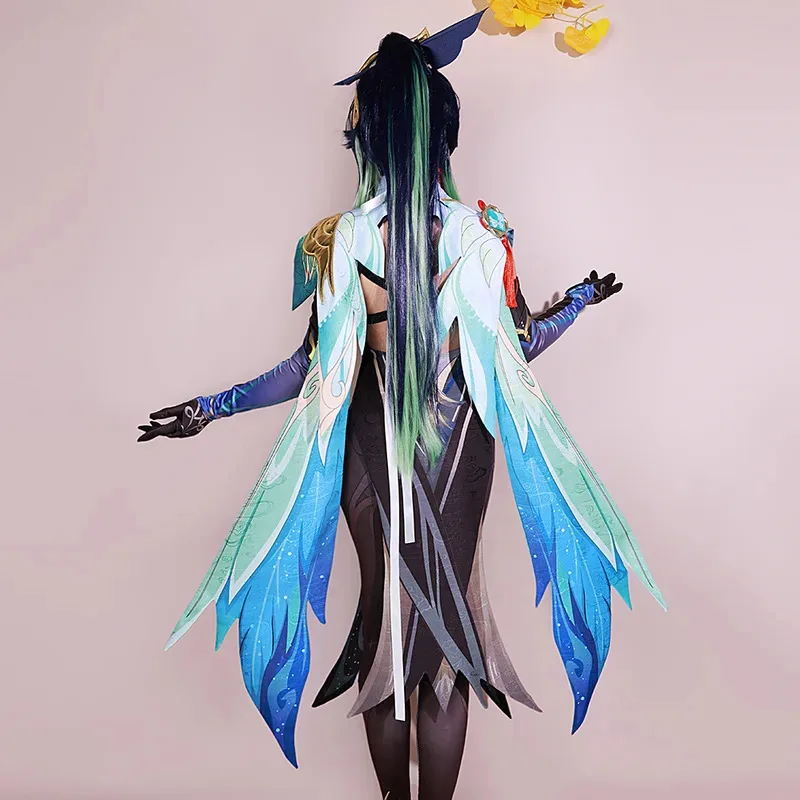 

DY20Xianyun Cosplay Costume Genshin Impact Uniform Wig Anime Chinese Style Halloween Costumes Game New Skin25