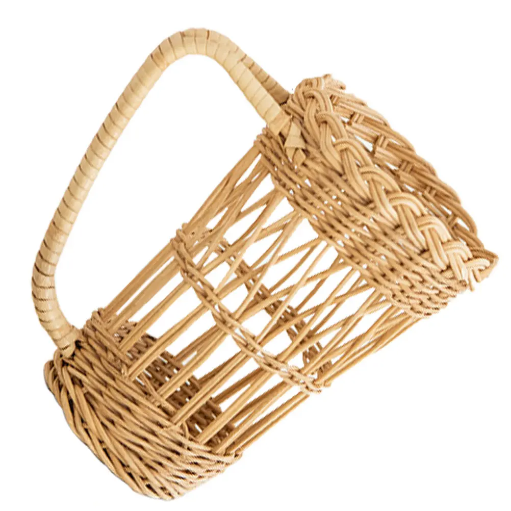 1Pcs Rattan Weaving Cup Sleeve Heat Insulation Anti-Scalding Handle Design for Coffee Tea Glass Home Bar Cafe Decoration