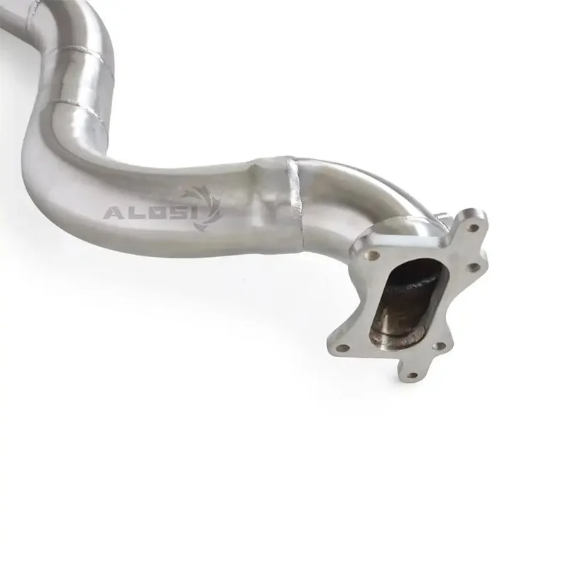 Racing Exhaust Downpipe for Honda Jazz GE GP1 1.5 2008-2013 304 Stainless Steel High Flow Stronger Torque