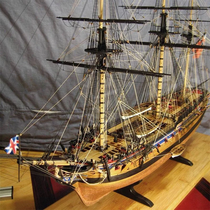 1/64 HMS Diana1794 DIY Simulation Wooden Sailing Ship Model Assembly Kit Toy Gift Collection British Navy Frigate