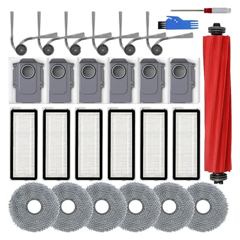 Piezas de repuesto A01M para Roborock Qrevo S Pro, cepillo lateral principal, filtro de mopa, accesorios para Robot aspirador