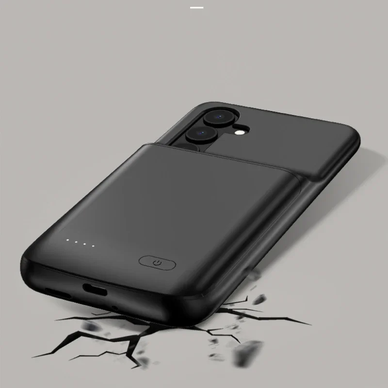 Battery Charger Case for Samsung Galaxy S24/S24+/S24Ultra Portable Power Bank Cover Wireless Charging Battery Pack 4500/5000mAh