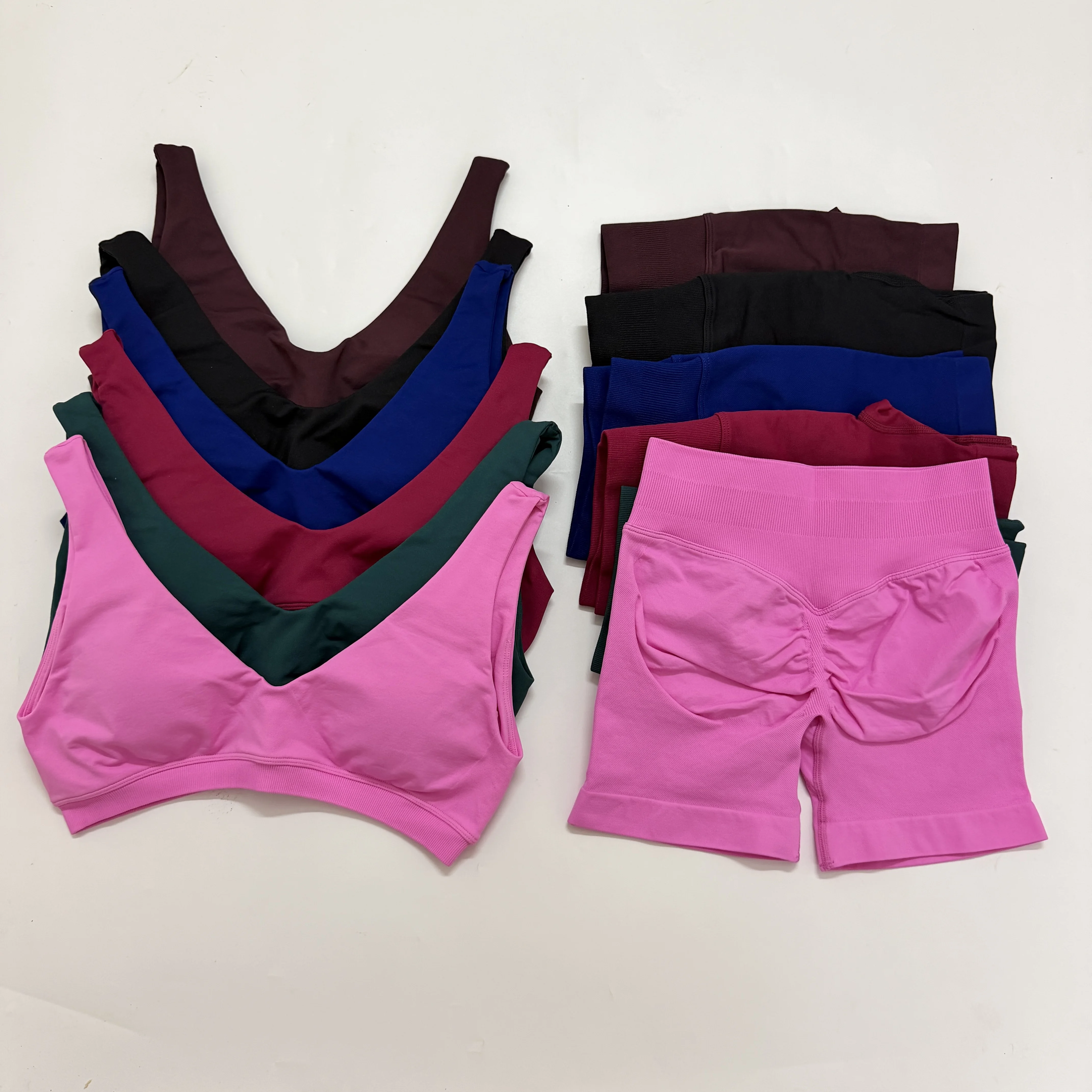 2-pieces-seamless-gym-set-women-scoop-backless-sports-bra-v-neck-top-scrunch-shorts-set-yoga-suit-outfits-clothes-workout-sets