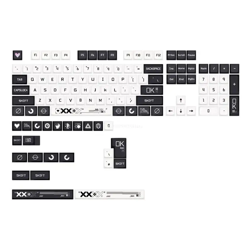 XDA CSgo Keycaps Set for 128Keys Keyboard English/Japanese/ Korean/ Russian Dropship