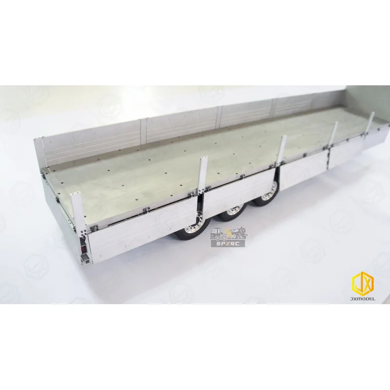 

Aluminum Alloy Fence Trailer-JXmodel Car Model 1:14 KIT Version Trailer Semi-Trailer Metal For Tamiya Lesu Scania Man