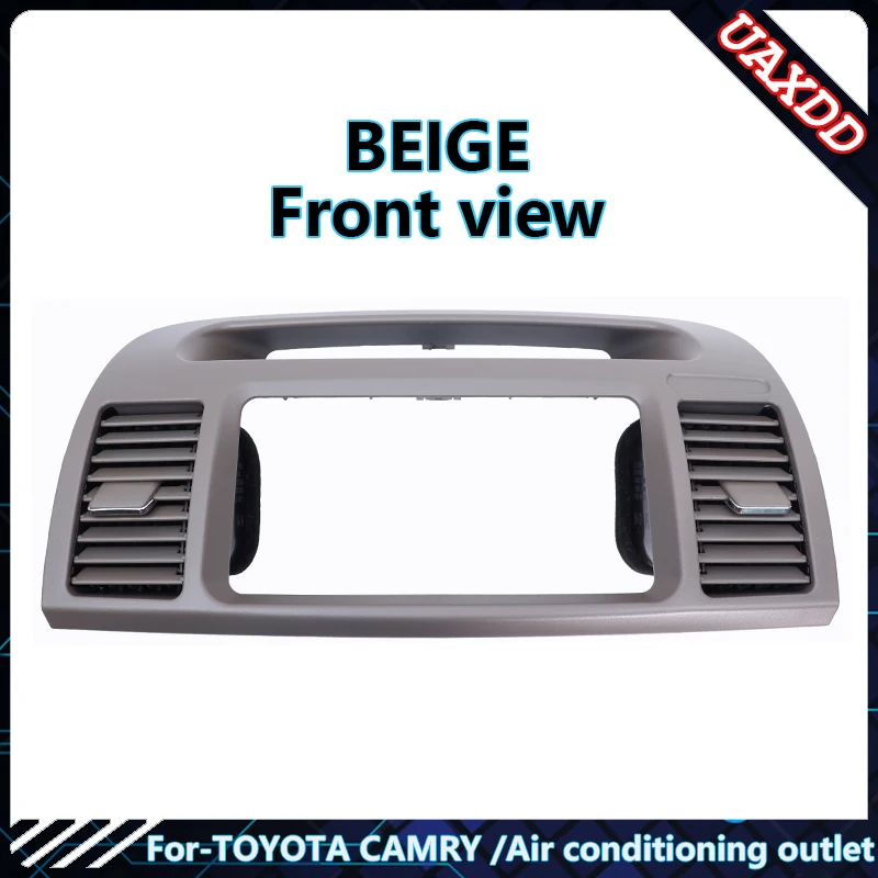 For TOYOTA 02-07 CAMRY Air conditioning outlet BEIGE Air Conditioning Outlet Panel Grille Cover Rear Seat anti dust Outlet Cover