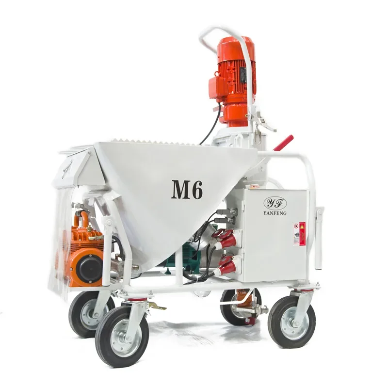 Efficient Wall Mortar Spraying hine Automatic Mixing Integrated Mortar Spraying hine Electric Mortar Spray hines