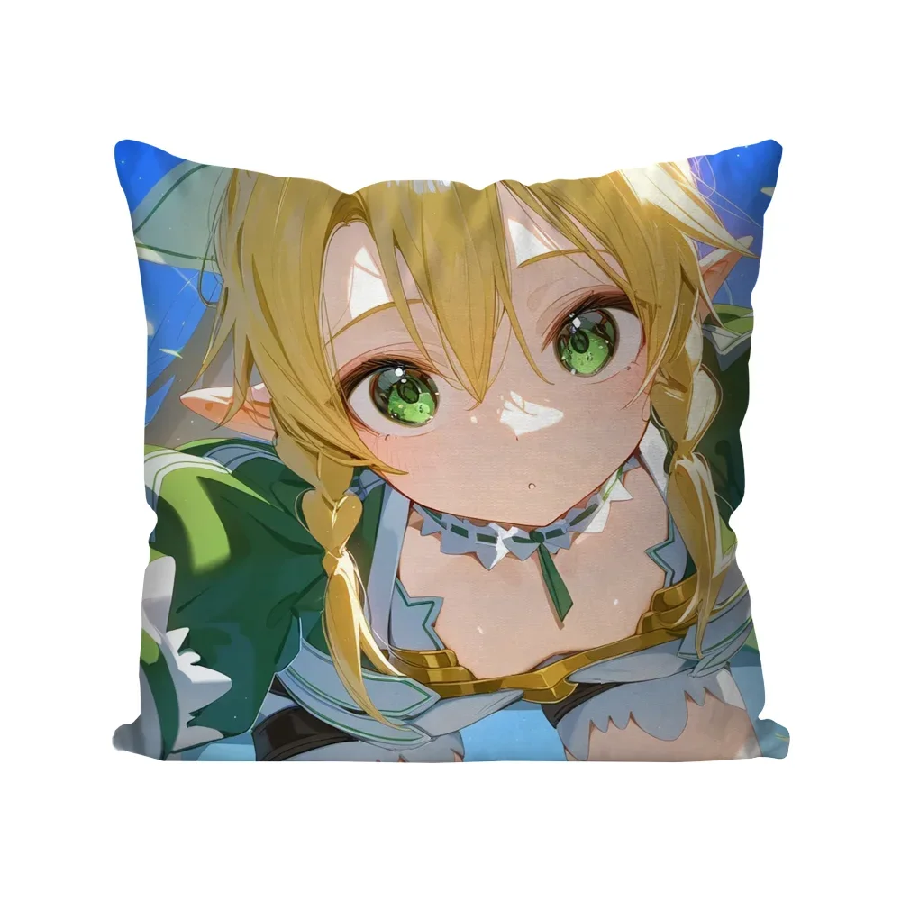 1 قطعة ورقة الرسوم المتحركة S-Word A-الفن O-Online كيس وسادة وسادة مربعة غرفة نوم أريكة LeisureComfortCarLivingRoomHome الديكور 40X40 #6