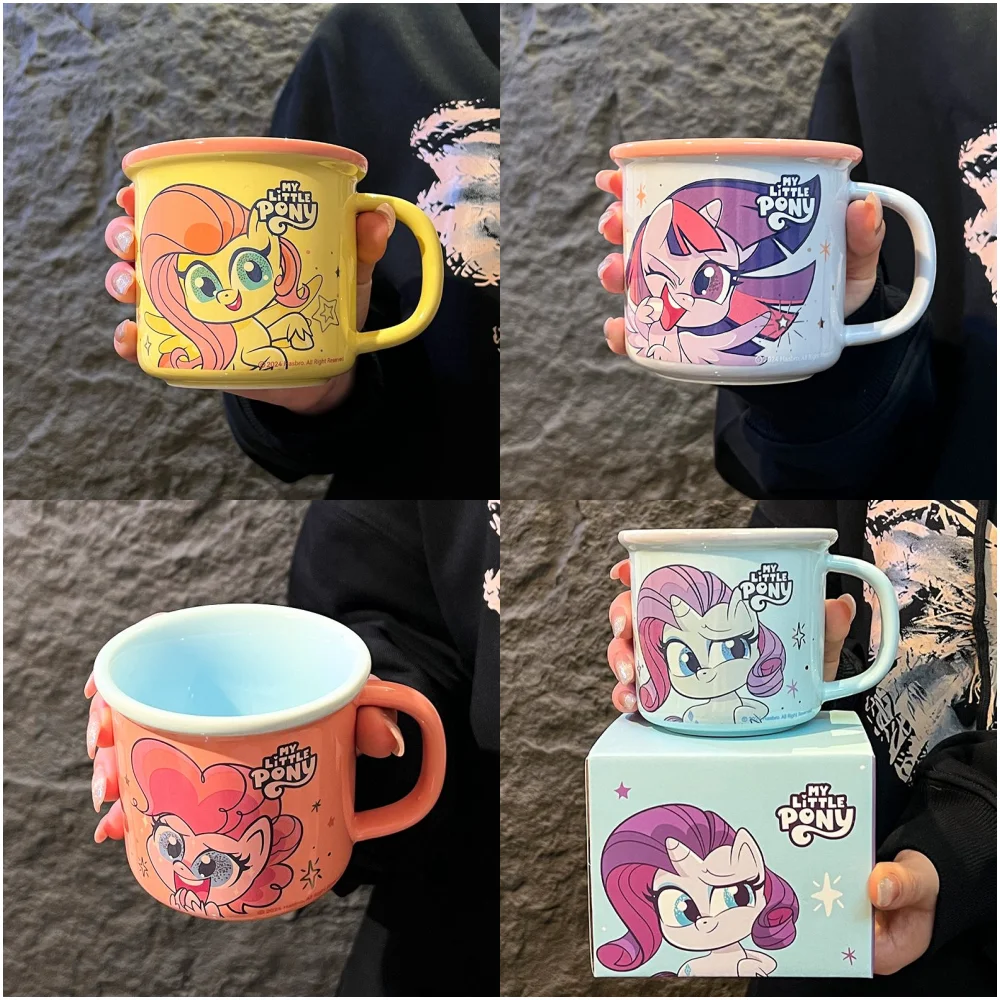 My Little Pony Anime Twilight Sparkle Pinkie Pie Fluttershy Rainbow Dash Office Water Cup Cartoon Cute Mug Breakfast Milk Cup