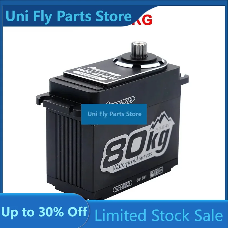 SkyDEl1pcs for Power HD WH80KG Waterproof Metal Gear Digital Servo LOSI Rock Rey Arrma Kraton Outcast Axial 1/6 Off-Road Truck C