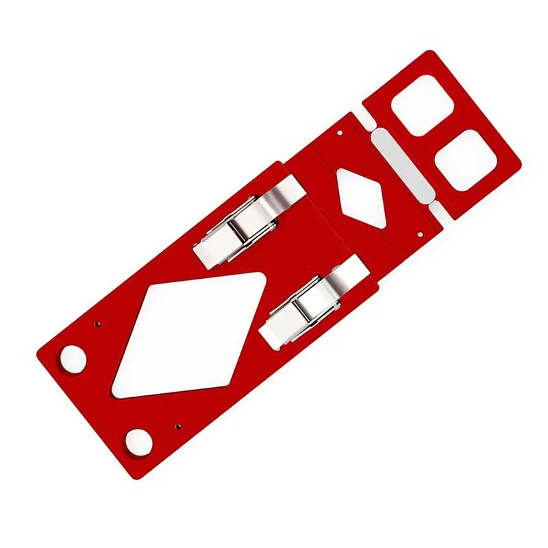 Y51A-Edge Support Right Angle CNC 90 Degree Track Saw Square For Guide For Guide Rail, For Festool, Red