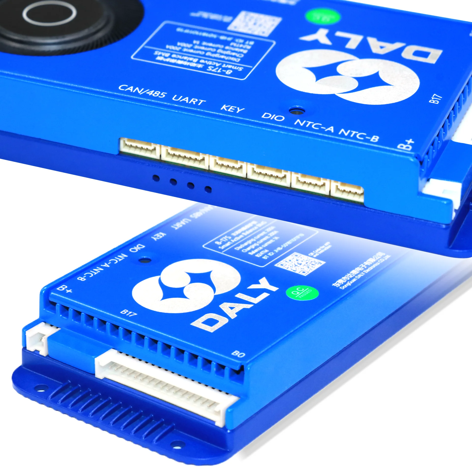 DALY 100Balance BMS 12V 24V 48V 150A 200A نظام إدارة البطارية الذكي مع تطبيق بلوتوث حماية الشحن الزائد للطاقة الشمسية/EV