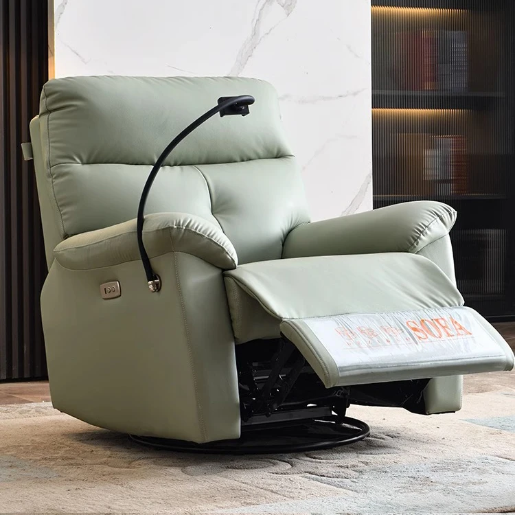 Modern Luxury  Living Room Swivel Electric Chairs Sofa Single Reclinertufted  Lazy Sitting Rocking Relax Furniture Designer
