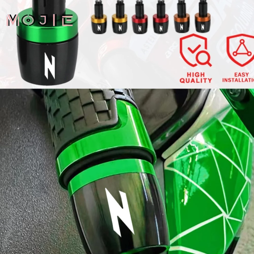 

For Kawasaki Z125 Z125PRO Z 125 2015 2016 2017 2018 -2023 Motorcycle Anti Vibration Plug Handlebar Grips Ends Handle Bar Cap End