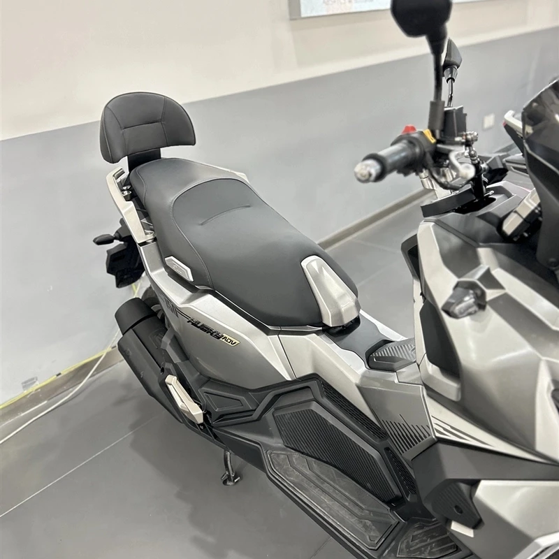 For SYM ADV125 Passenger Backrest Cushion Ergonomic Lumbar Support Long Ride Comfort Anti-fatigue Moto Accessories
