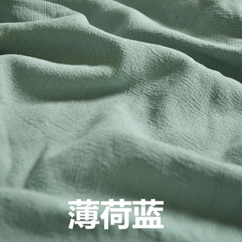 린넨 코튼 혼방 의류 원단 멋진 탑 드레스 바지 반바지 미터당 주름 방지 항균 베이지색