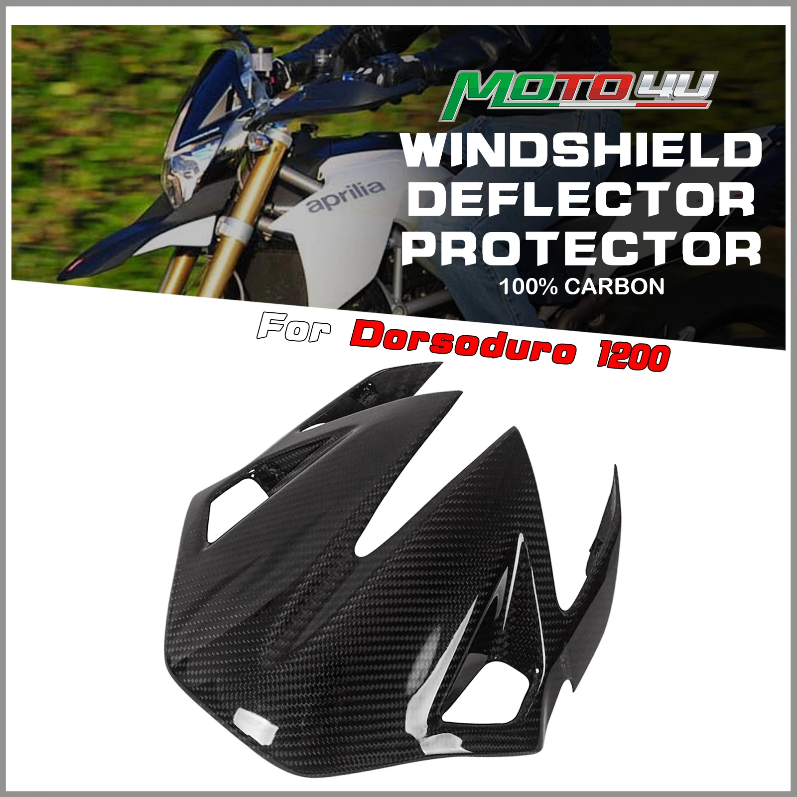 

Для Aprilia Dorsoduro 1200, углеродное волокно, мотоцикл, переднее лобовое стекло, дефлектор, защита, модификация, аксессуары
