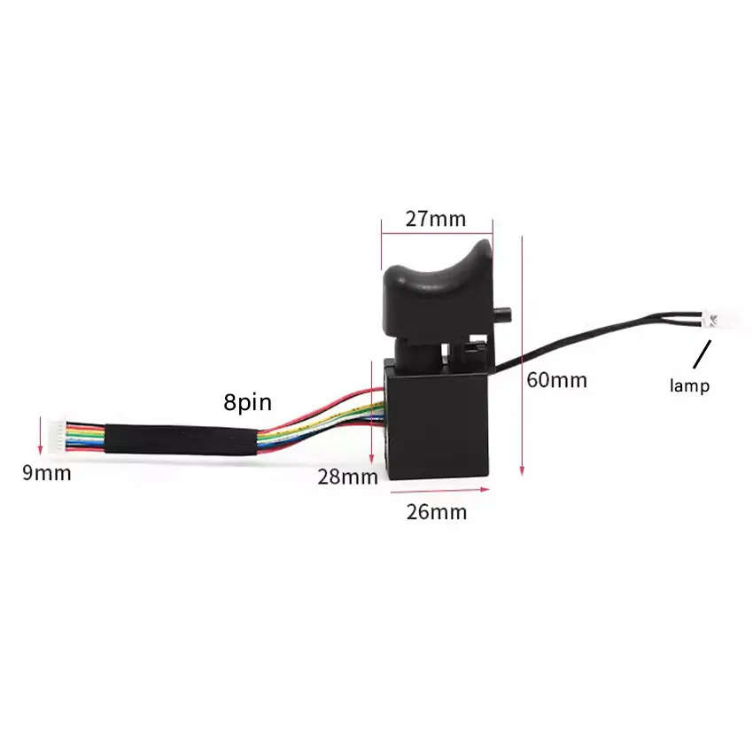 1/5/10PC Switches Control Board Switch Drive Board Controlle For Dayi 2106 169 Brushless Electric Wrench Motherboard Accessories