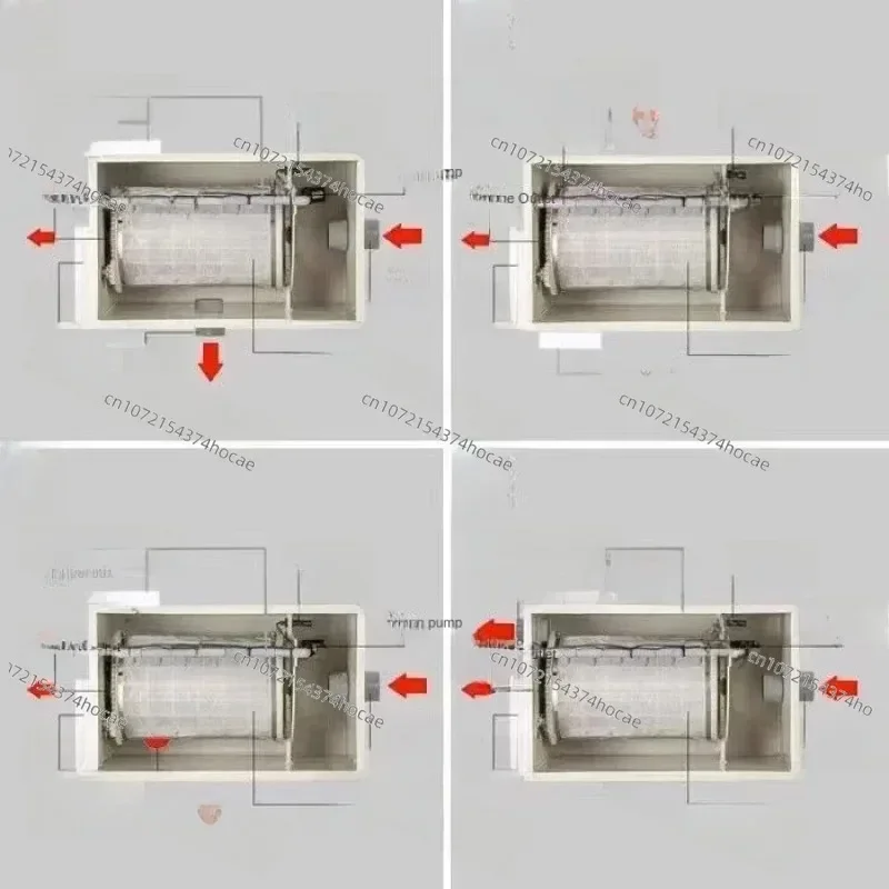 Rotary drum microfiltration fish pond filtration equipment 10 ton filter aquaculture ultrafiltration