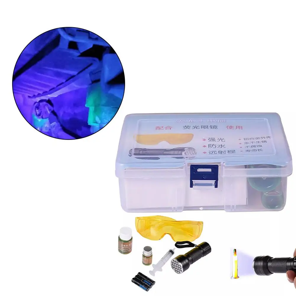 

Oil Leak Detection Kit, Coolant Leak Detection Kit, Refrigerant Oil Tools, Conditioning Leak Leak Detecting Detection Engin B7Q8