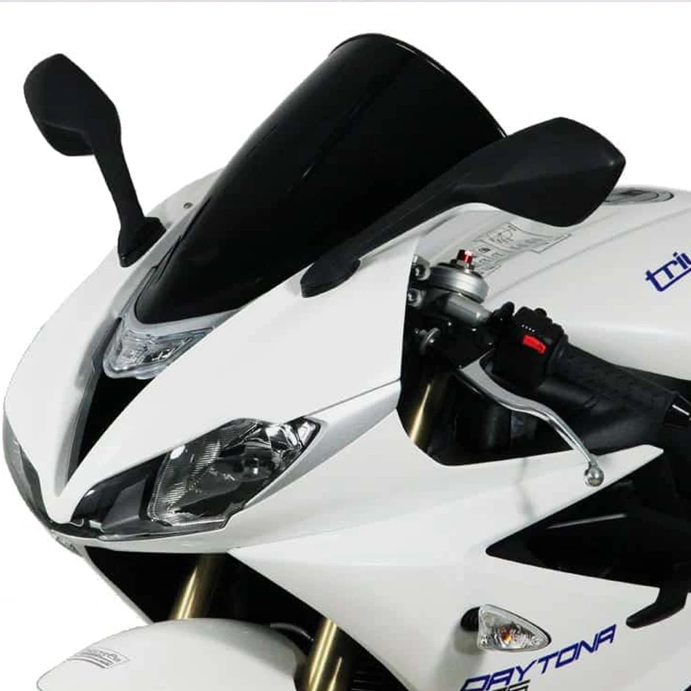 Motorcycle Windshield Windscreen Double Bubble Wind Deflectors For Triumph Daytona 675 R 2013 14 2015 2016 2017 675R Accessories