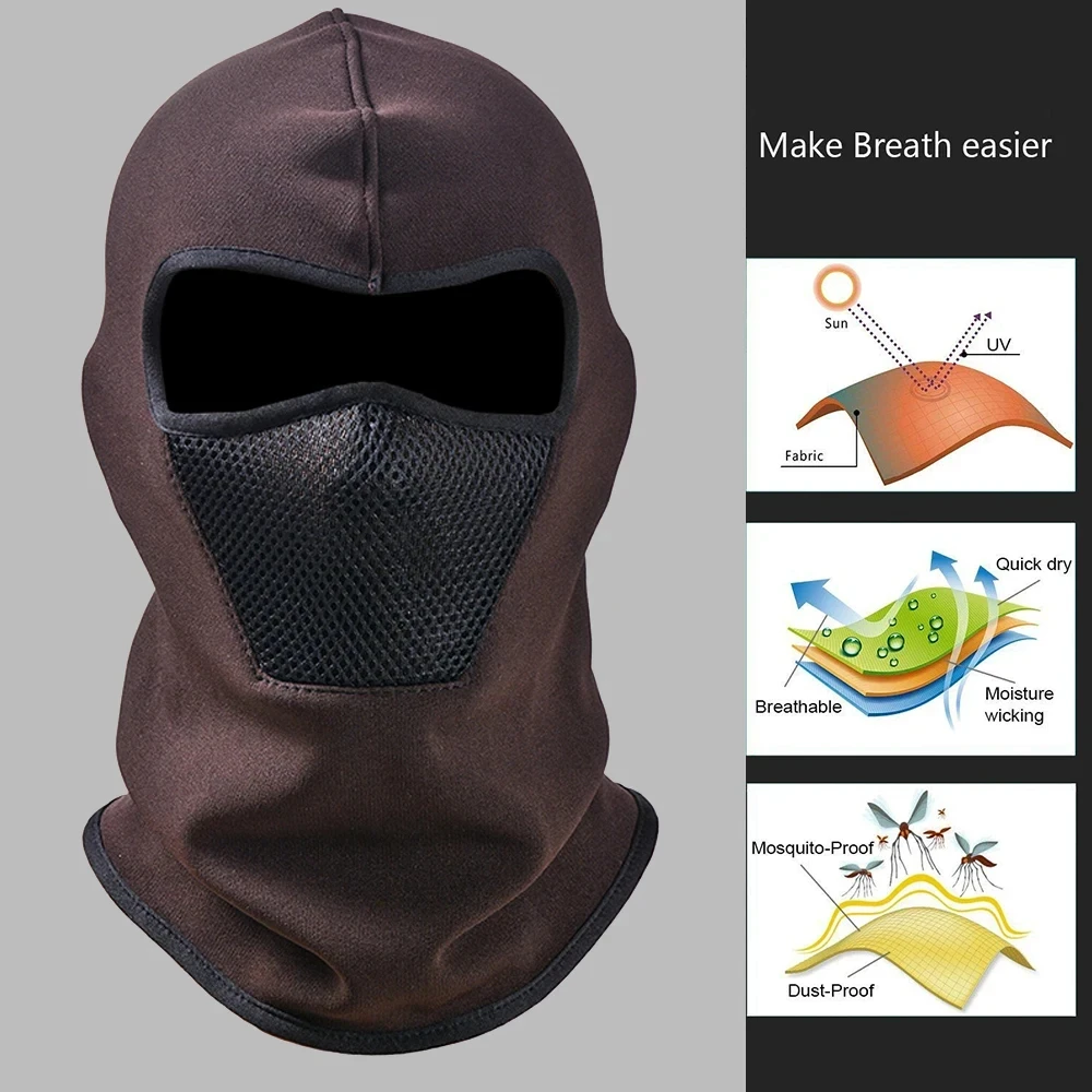 Winter Motorcycle Balaclava Full Face Mask Warm Outdoor Sports Cycling Ski Fishing Hunting Windproof Fleece Scarf Cap Bandana