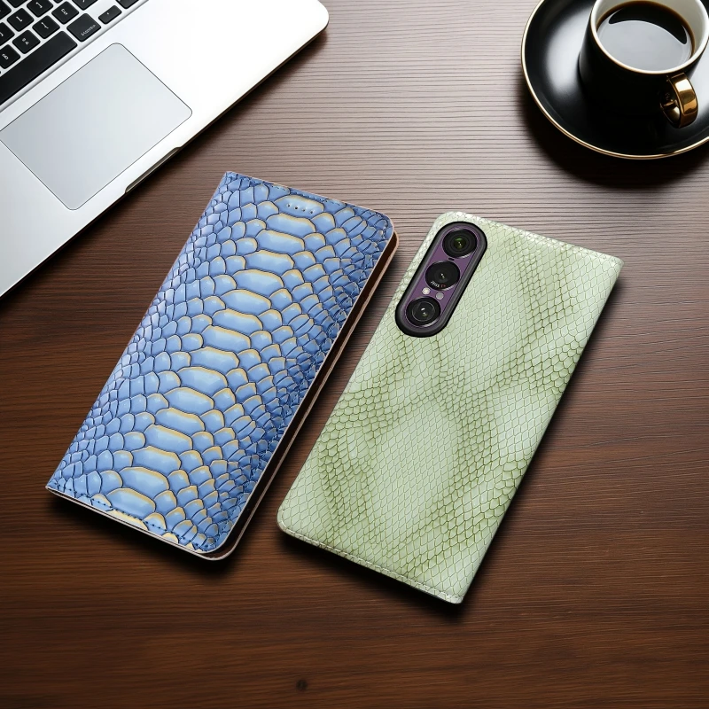 

Leather Wallet Phone Case For Sony Xperia 1 5 10 VII VI V IV II III Lite Magnetic Flip Cover Cases