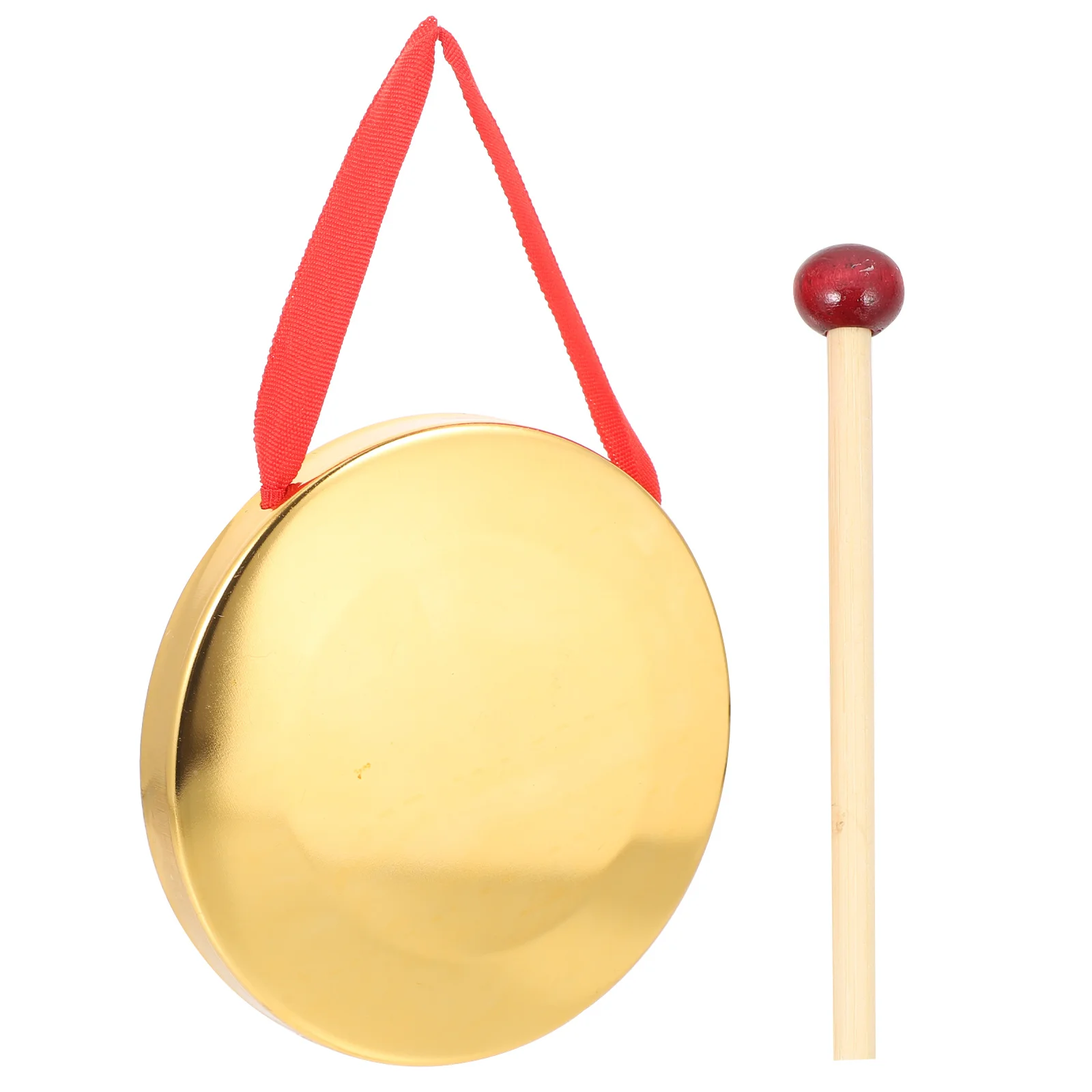

1Set Chinese Hand Gong Premium Copper Percussion Instrument for Party Dancing Ceremony Opening Rituals Portable Lanyard Design