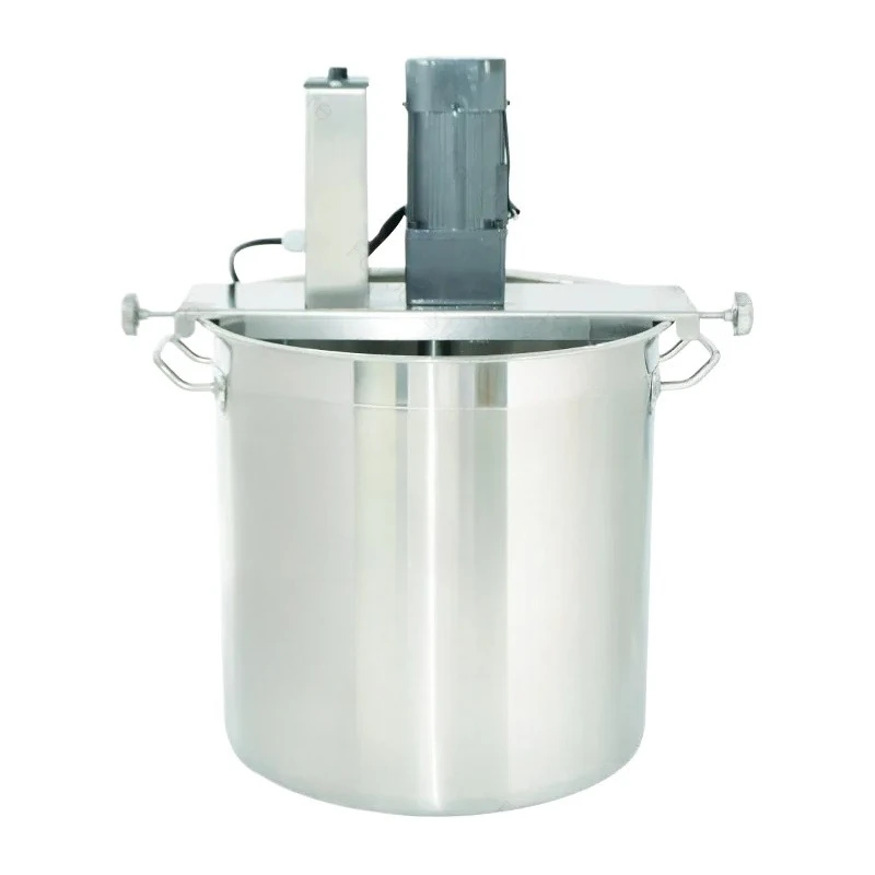 Commercial Hot Pot Base Frying Machine Small Automatic Stainless Steel Electric Mixer For Boiling Sauce And Chili Oil