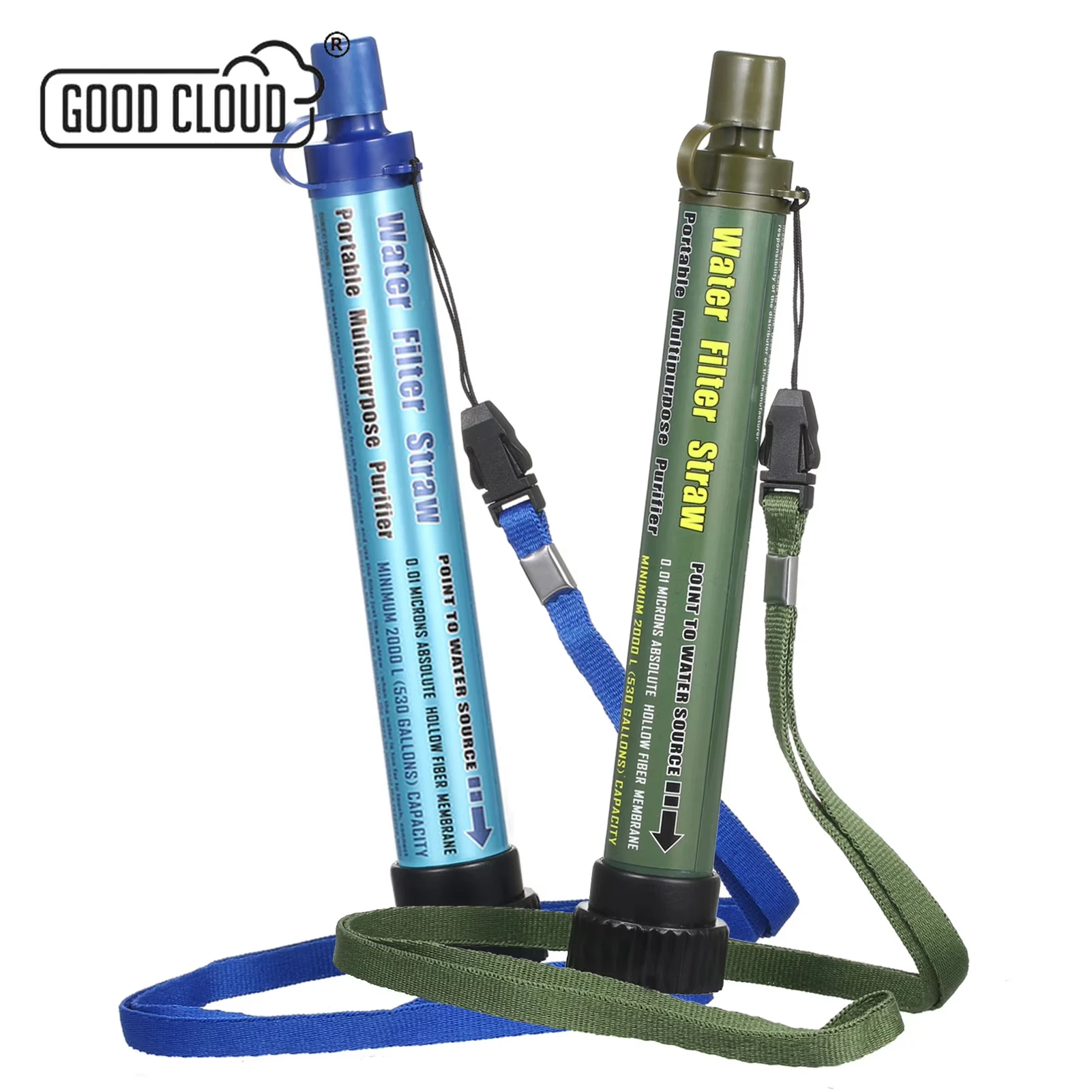

Outdoor Water Purifier Straw Water Filtration System Camping Travel Backpacking Equipment Portable Camping Emergency Supplies