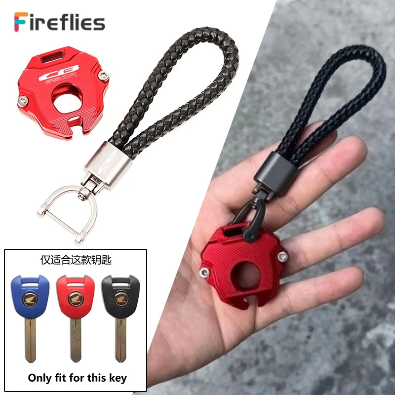 With Logo "CB650R" Motorcycle Accessories CNC Key Case Cover Shell Key chain For HONDA CB650R CB 650R 650 CB650 R 2018-2024