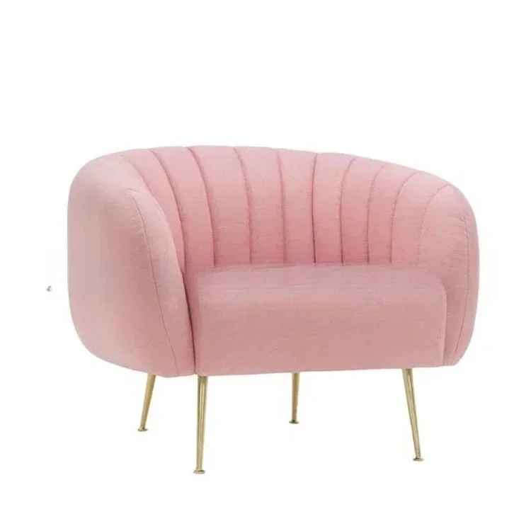 Simple modern fabric single and double three-person sofa furniture cafe negotiation reception leisure