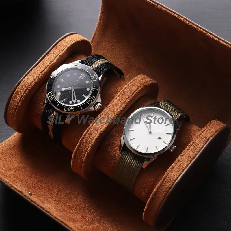 Canvas Nylon Strap Men Women Waterproof Nylon Watch Band 20mm Folding Buckle Sport Bracelets Soft Wristbelt  for Omega for Seiko image 2