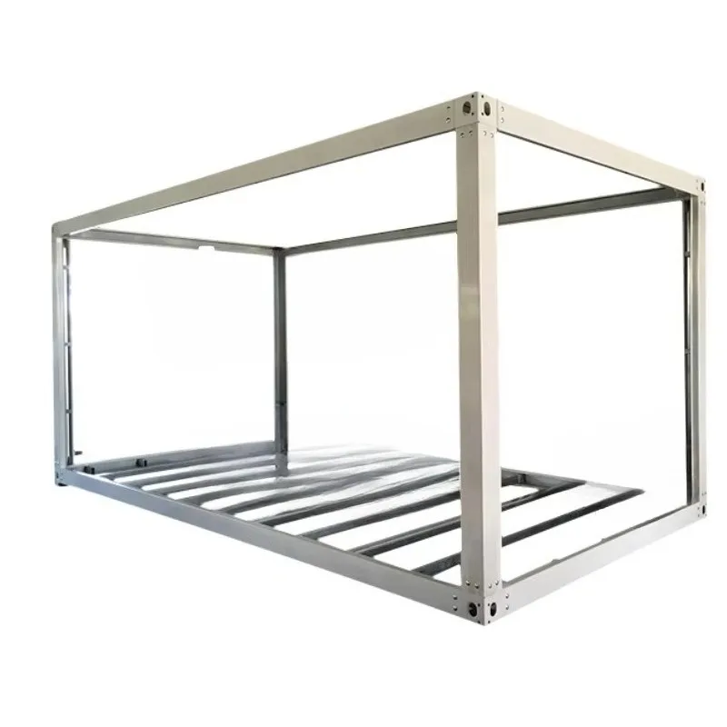 Prefabricated China Removable 10ft 20ft Prefabricated Flat Packaging Home Container House Frame Steel