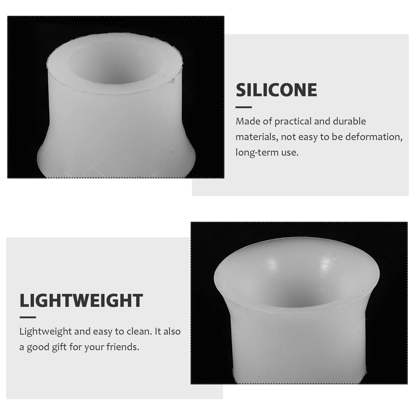 

2 Pcs Ice Cream Machine Rubber Ring Accessories Silicone Replacement Seals Sealing Parts Silica Gel