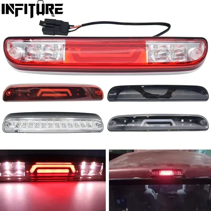 Rear Third 3rd High Stop Brake Light Lamp For Ford Ranger 1993-2011 F250 F350 F450 F550 Cargo DRL Additional Rear High Mount LED