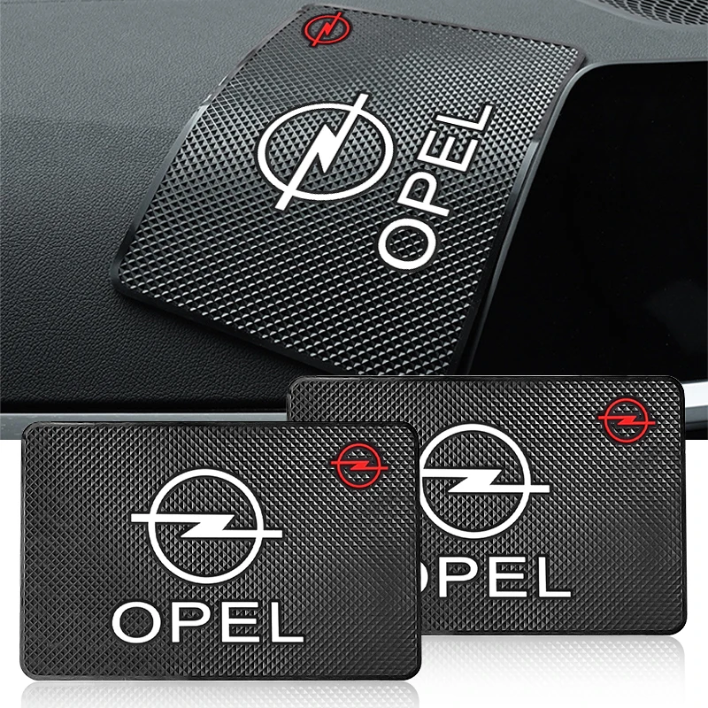 Car Mobile Phone Mat Dashboard Mat Rubber Mat  Non-Slip Pad For Opel Astra j Insignia Astra g Corsa Zafira b Mokka Vivaro Meriva