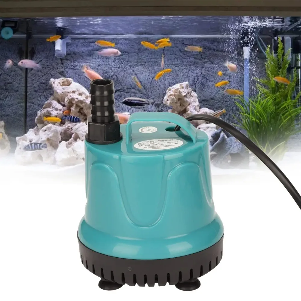 Bomba de agua sumergible, circulación ultrasilencioso, bomba de agua de 220-240V con mango para estanque, acuario, fuente de pecera hidropónica