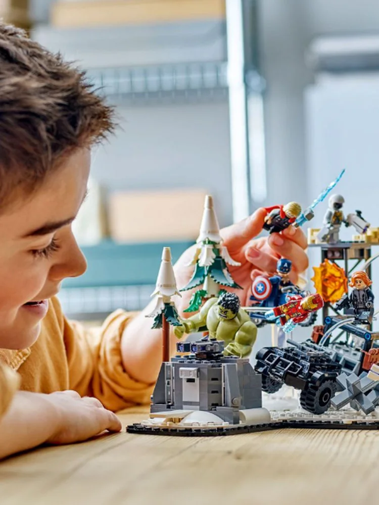 Ensemble de jeu pour enfants, 8 figurines et grande figurine MEDk, Marvel, The Avengers Assemble: Age of Ultron un.com, Super ForePlayset, LEGO 76291