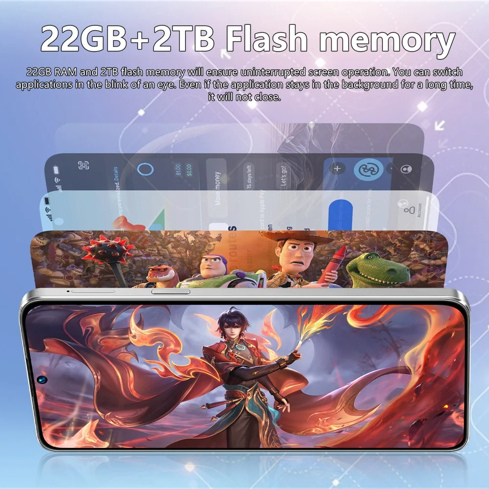 K-Touch Neues C26 Ultra 22G+2TB Handy 7,3HD Mobiltelefone 7800mAh Smartphone 5G Dual SIM Android 15 Entsperrt 16+48MP Globale Version Handys – Detail 10