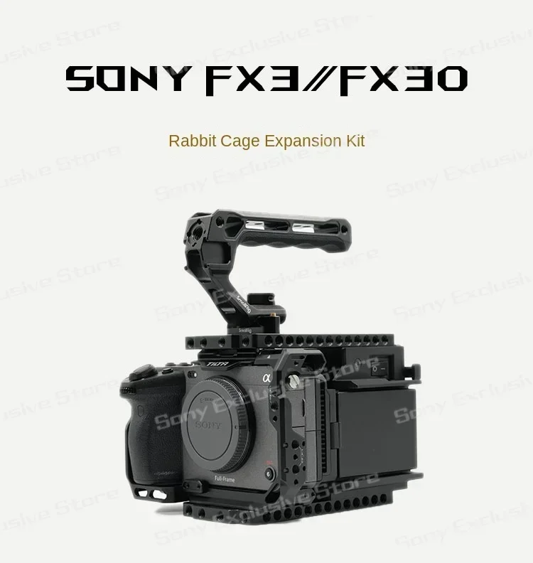Para Sony FX3/FX30 Módulo de expansión de jaula de conejo Cineback