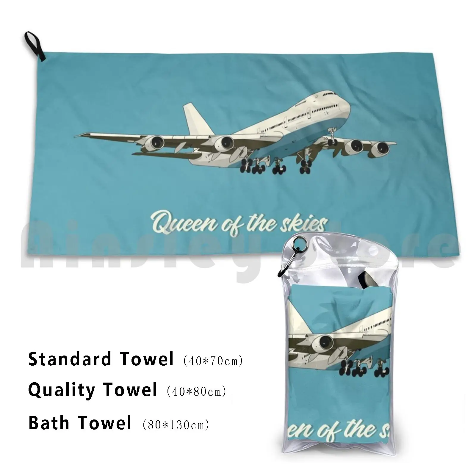 Queen Of The Skies Boeing 747 Custom Towel Bath Towel Boeing B747 Boeing 747 747 Airplane Aesthetic Airport