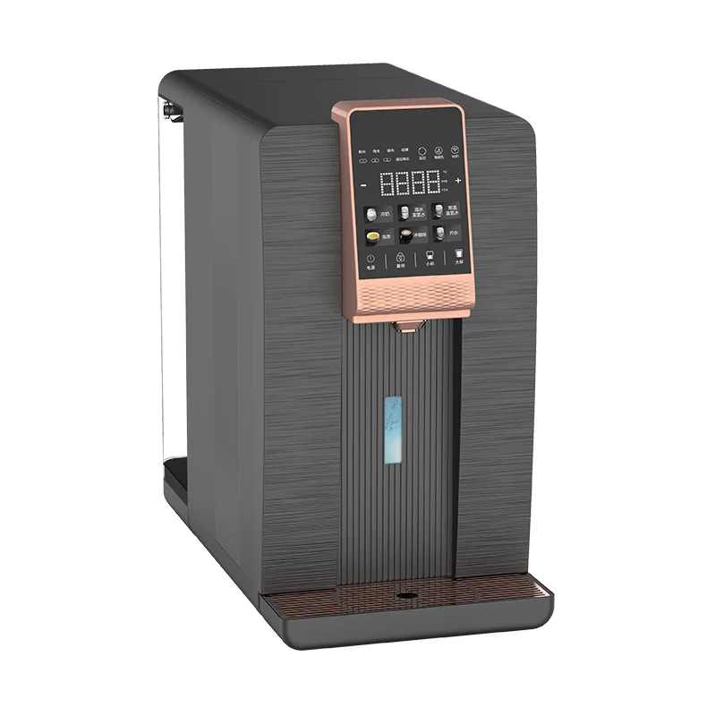 Desktop 3-second instant hot reverse osmosis system, alkaline cold UVC water dispenser
